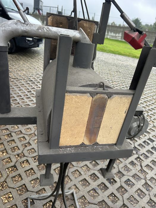 Piec gazowy szamotowy kowalski kuznia