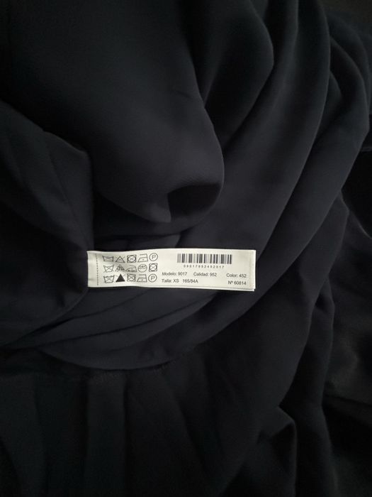 niebieska suknia massimo dutti studio