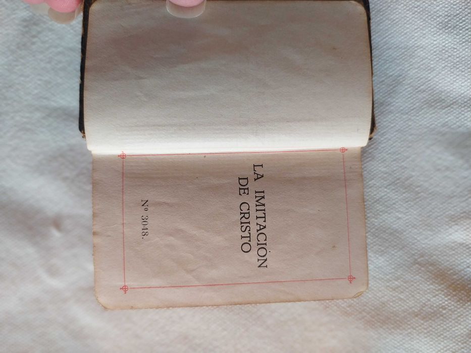 Livro religioso "Lá Imitación de Cristo" 1923 - urgente venda