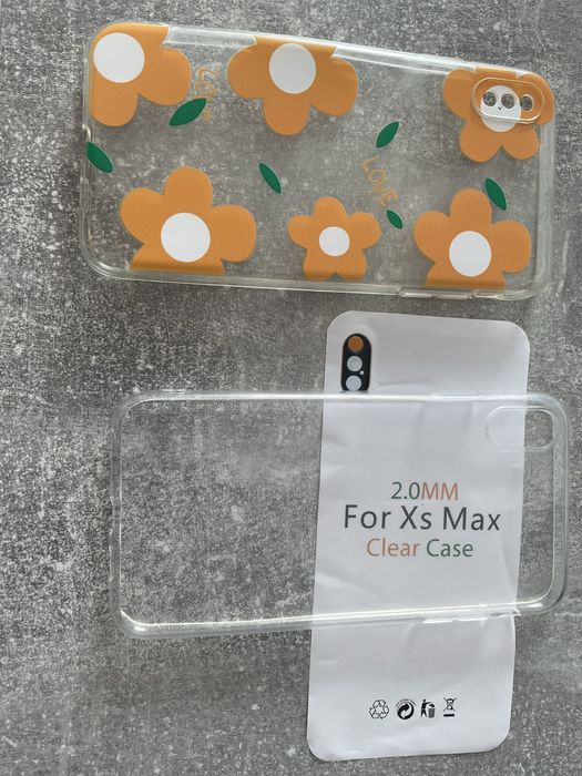 Case na telefon iPhone XS MAX- 2 sztuki