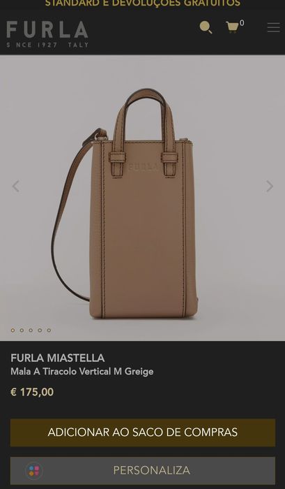 Bolsinha FURLA azul