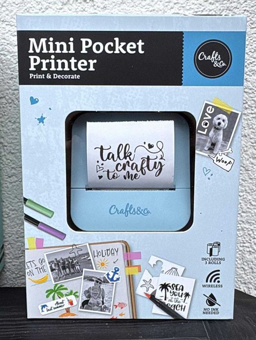 Kieszonkowa drukarka termiczna Crafts & Co
