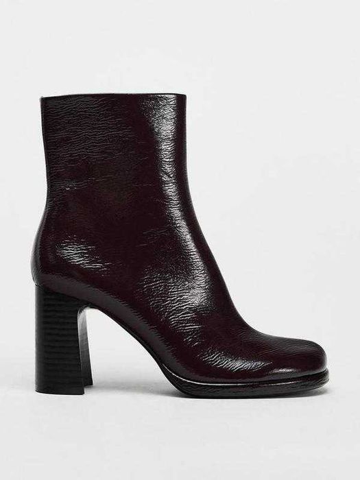 Лаковані zara черевики на підборах розм39 нові