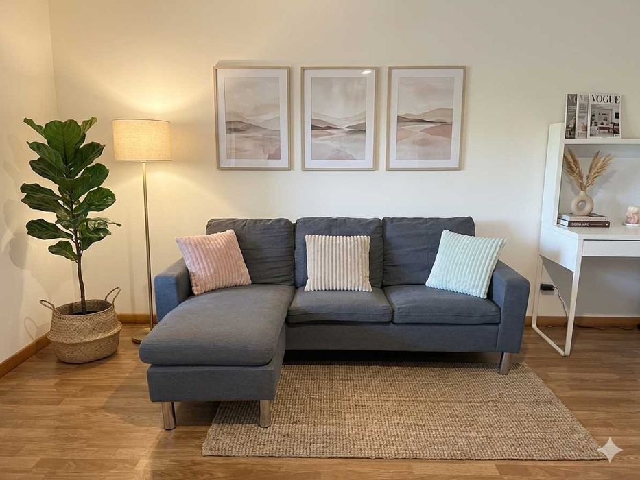 Sofá com Chaise Longue