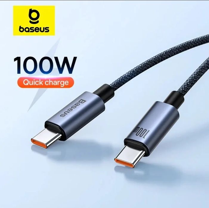 NOWY kabel Baseus Quick Charge 100W PD 5A USB-C do C okazja KRAKÓW