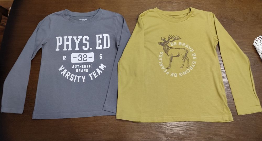 Dwie bluzeczki z długim rękawem