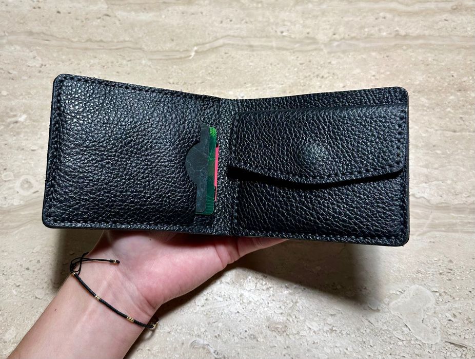 Portfel ręcznie szyty