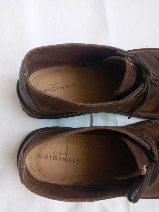 Мужские туфли ботинки clarks замшевые мужские стелька 26 см 40 размер