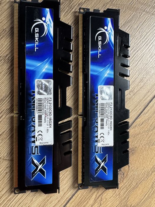 Pamięć RAM G.Skill Ripjaws X 16 GB (2×8 GB) DDR3 2133 MHz CL9