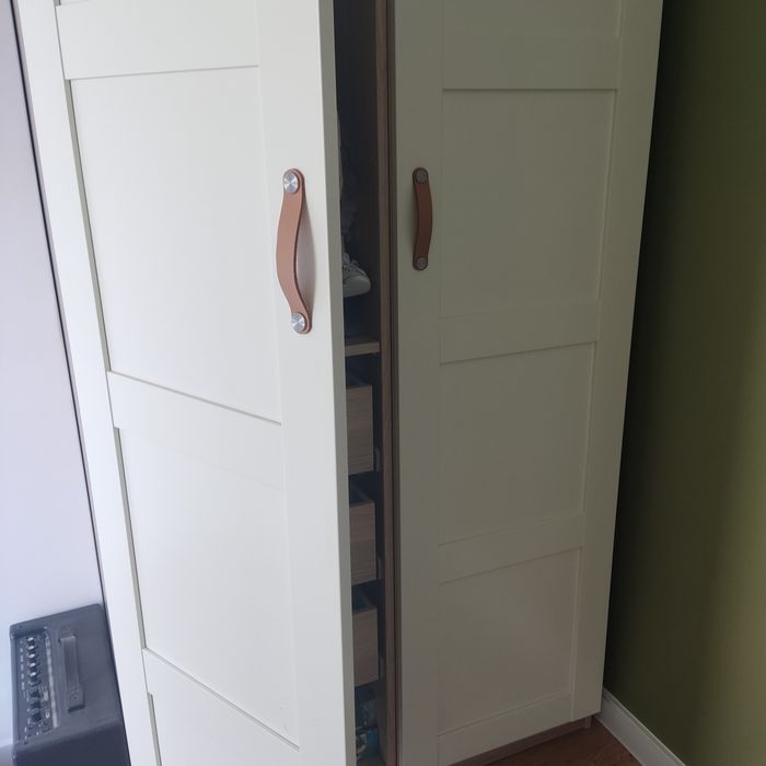Uchwyty do szafy skórzane ÖSTERNÄS Ikea, dł 153 mm