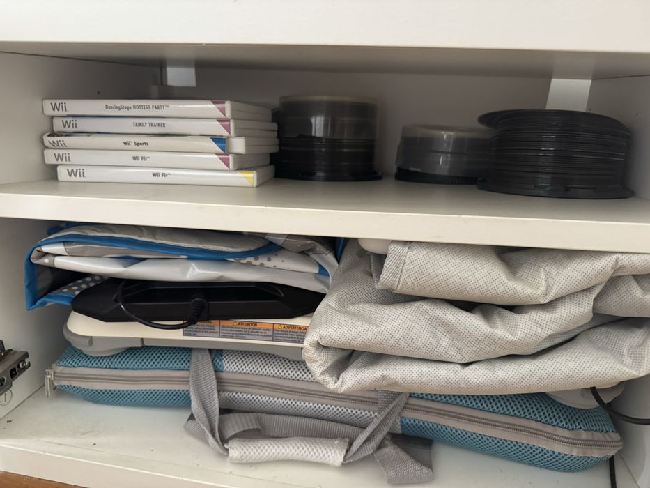 Nintendo Wii Desbloqueada + 2 Balance Boards + Family Trainer + Muitos Extras
