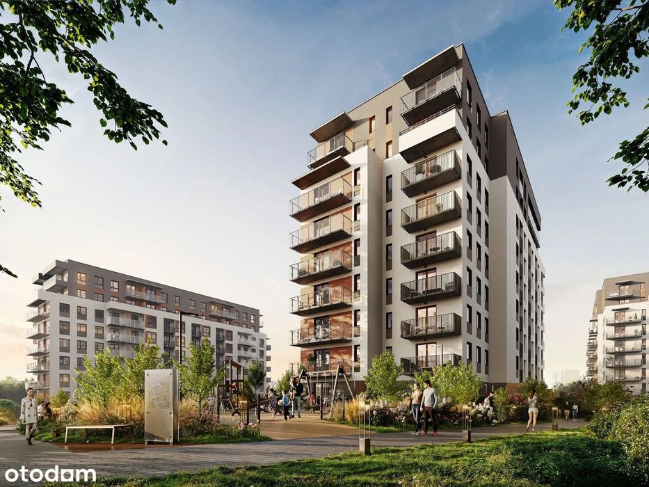2-pokojowe mieszkanie 42m2 + balkon Bez Prowizji