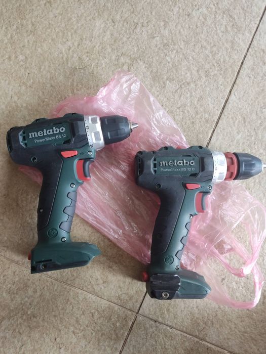 Шуруповерт метабо оригинал батарея, тушка,кейсы.