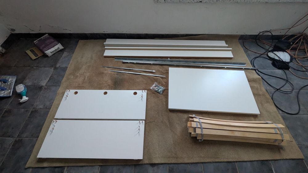 Cama IKEA MALM (90x200) Branca – Conjunto Completo c/ Estrado e Gavetões – ESTADO IMPECÁVEL!