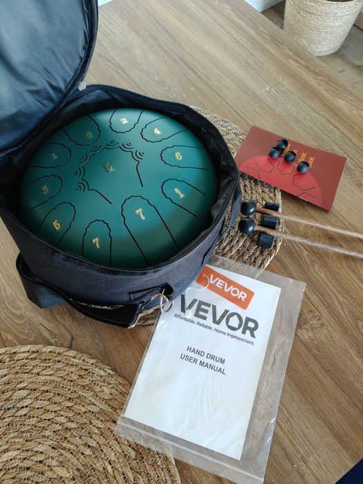 VEVOR Hand Drum / Bęben językowy stalowy + pokrowiec i akcesoria