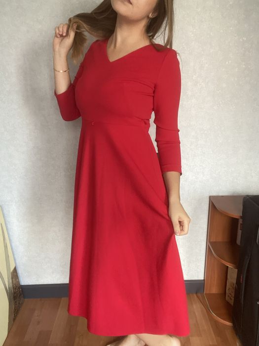 Продам сукню колір марсала, червоне Calvin klein