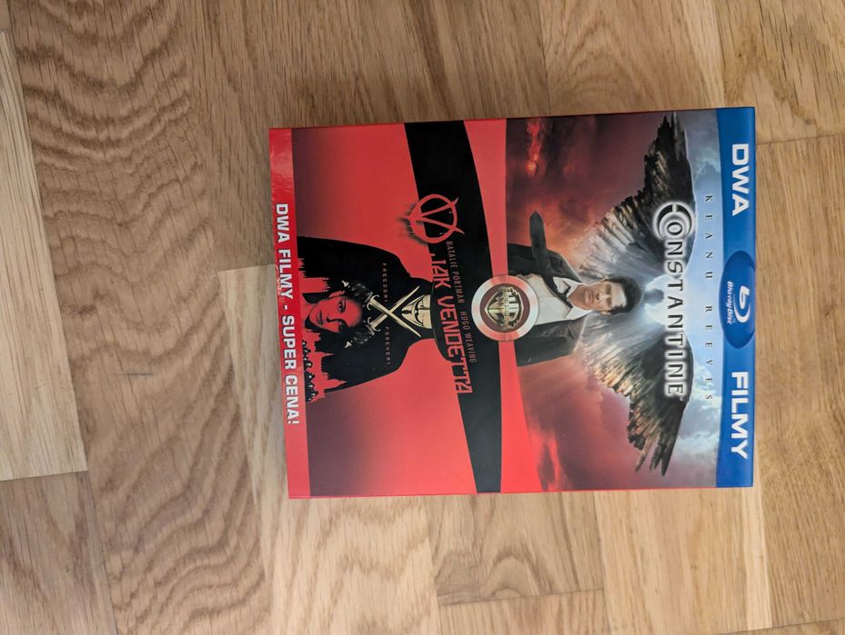 Dwa Filmy Blu-Ray - V jak Vendetta + Constantine