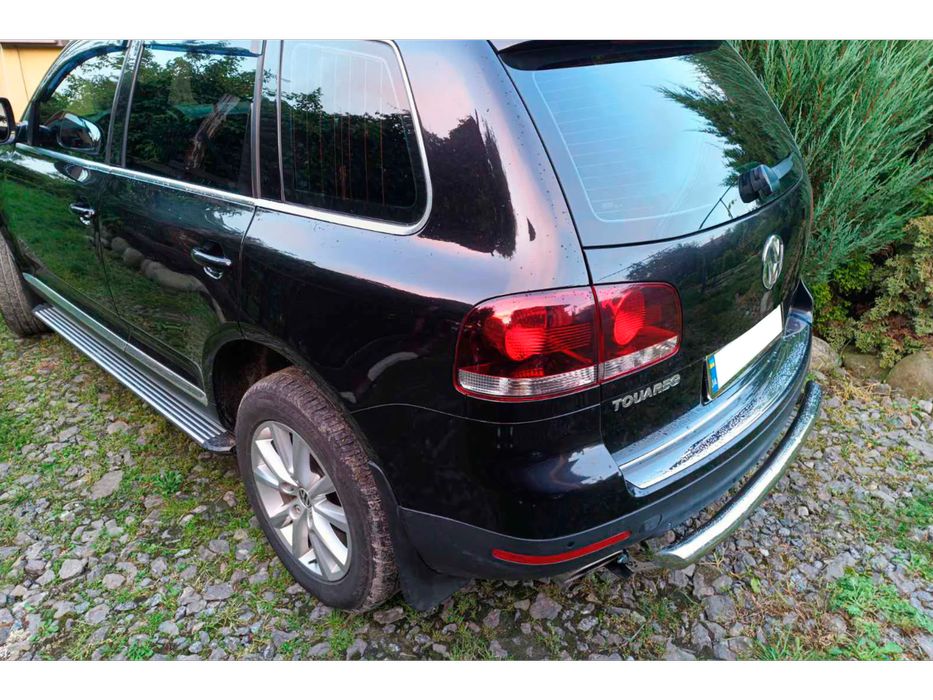 Задній захист AK002 для Volkswagen Touareg 2002-2010 Нержавіюча сталь (2 шт.)