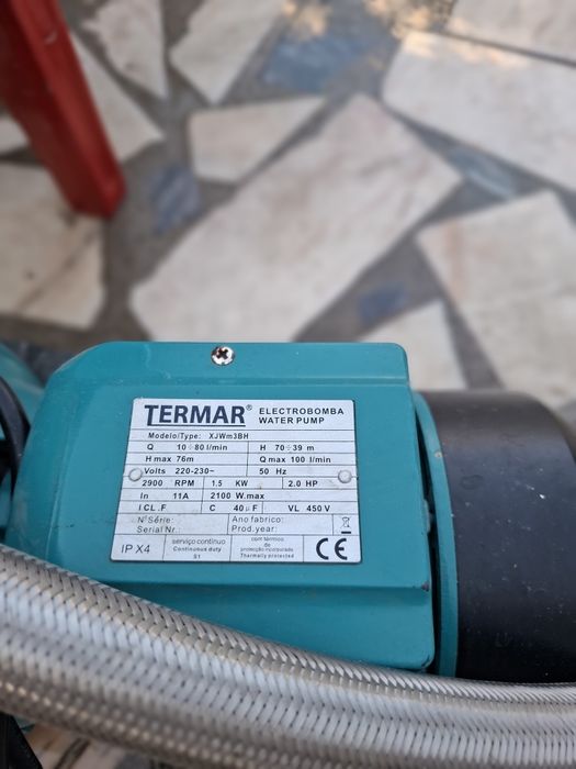 Electrobomba  de  agua  TERMAR