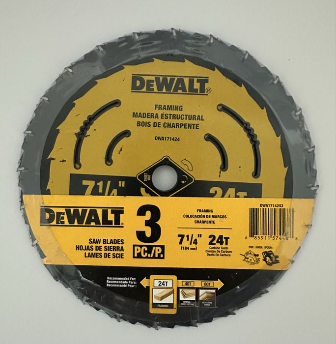 DeWALT пильні диски 184 мм (комплект з 3 шт.)