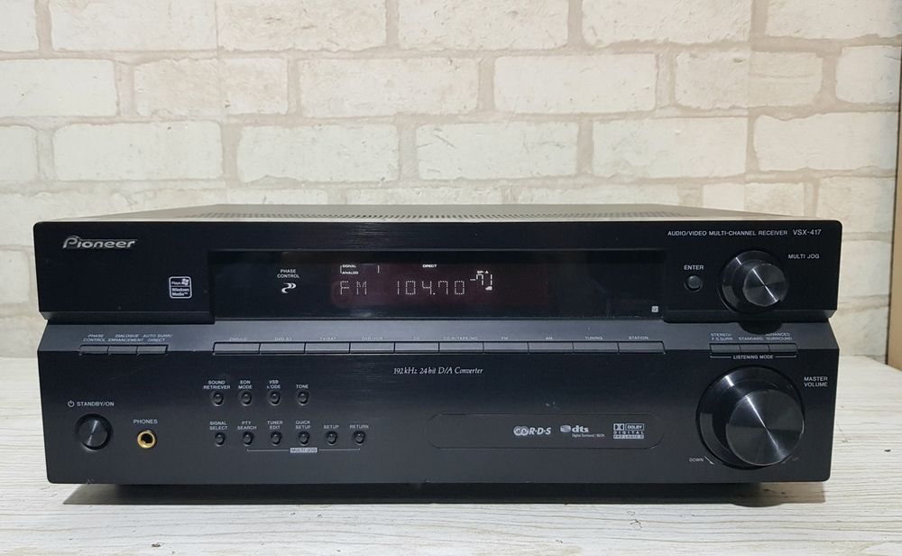 Пульт!5.1AV ресивер  Pioneer VSX-417 5х110Вт б/у з Німеччини