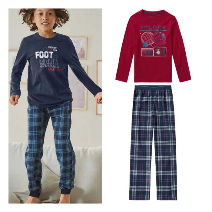 Піжама з фланелевими штанами тепла костюм для дому пижама Німеччина
