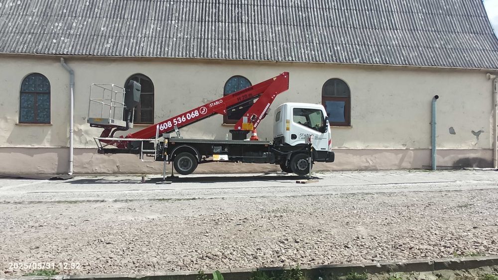 Zwyżka Kraków 20 m wynajem podnośnik koszowy