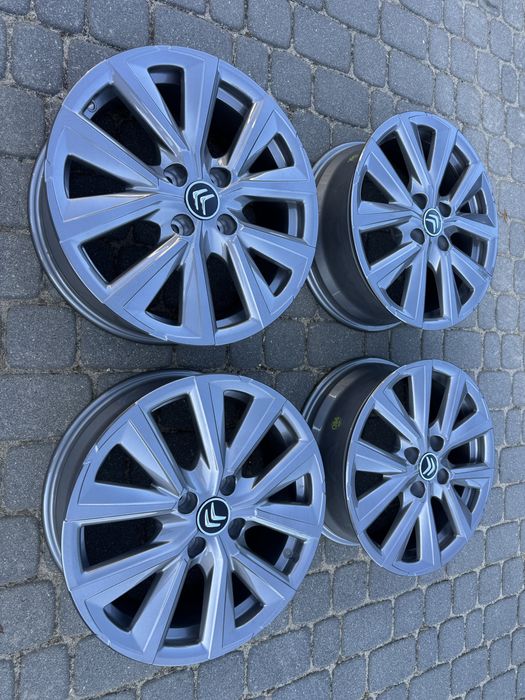 Felgi17 4x108 oryg Citroen DS jak NoWe Szare kpl