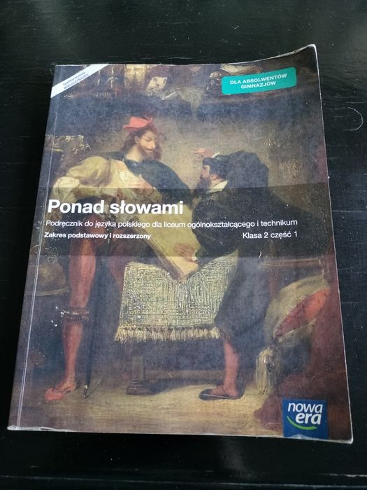 Język polski " Ponad słowami" klasa 2 część 1
