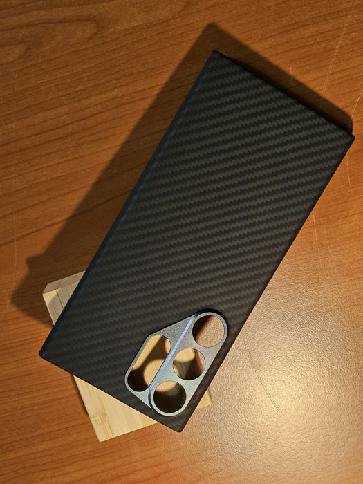 Чохол для Samsung Galaxy S23 Ultra карбон pitaka