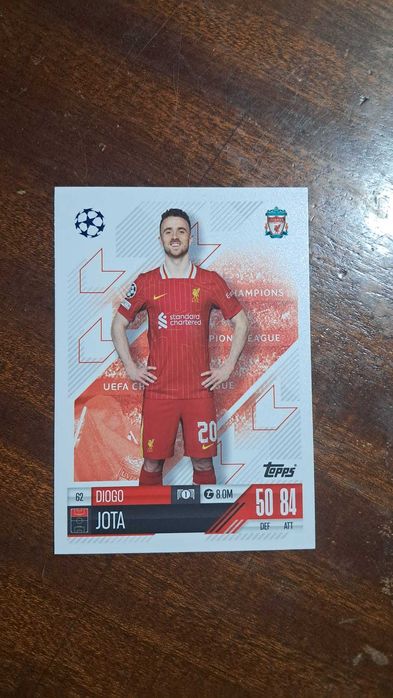 Topps Match Attax Collection Cards 2024/2025 Diogo Jota Negotiable