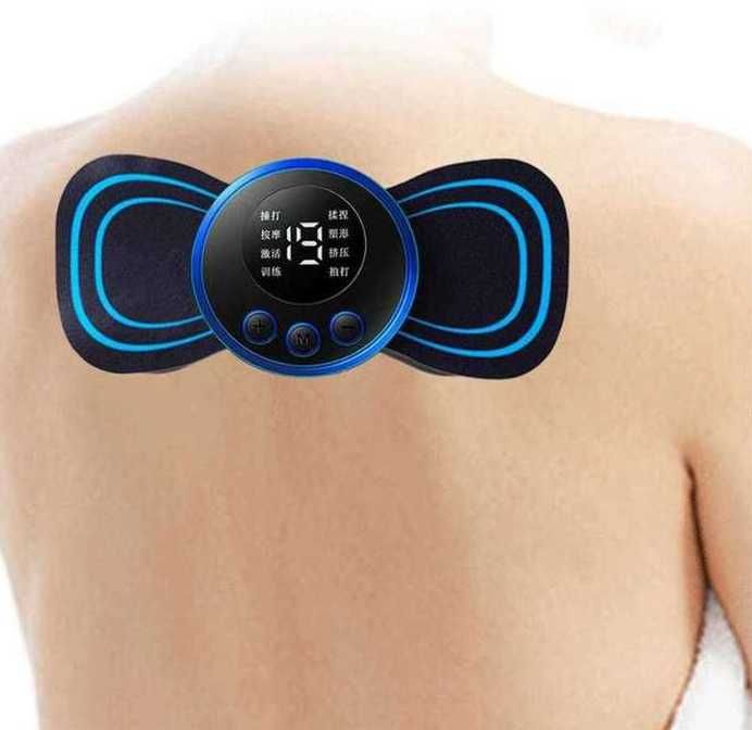 Импульсный USB массажер-миостимулятор EMS Вибрационный массажер