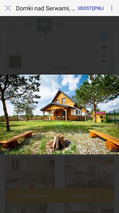 Domek nad jeziorem Serwy Augustów