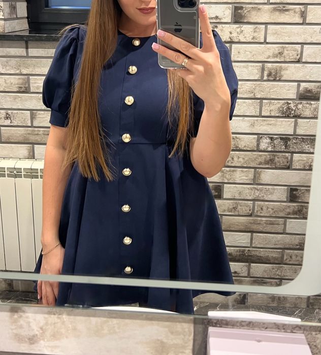 Сукня, синього кольору