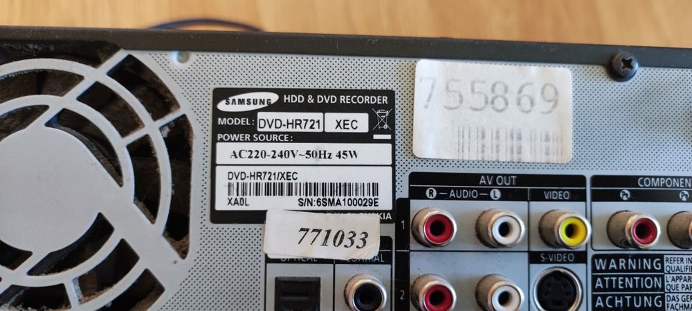 Leitor de dvd samsung