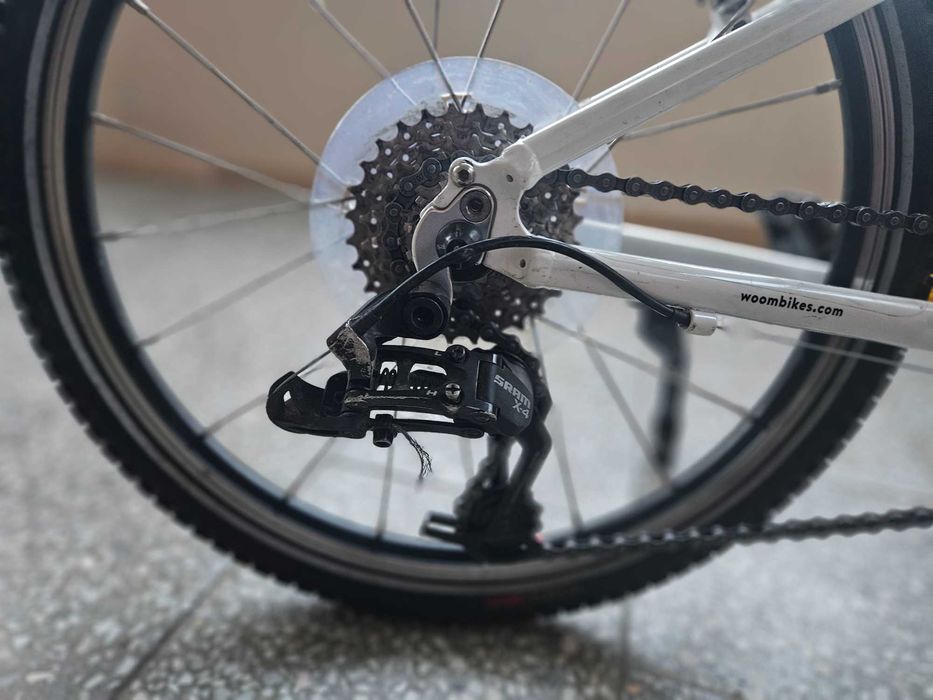 Rower WOOM 4 żółty, koła 20 cali