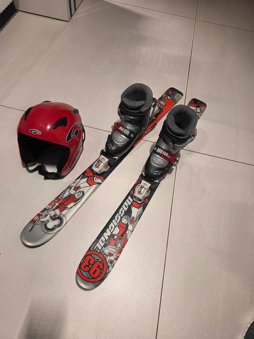 Narty, buty narciarskie dziecko