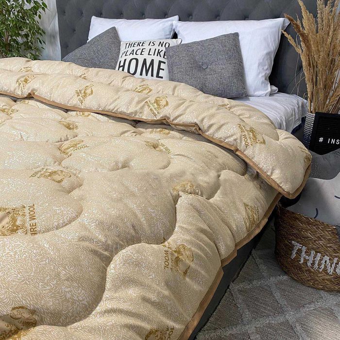 Ковдра ЄВРО ОВЧИНА ШЕРСТЬ Pure Wool , La Bella Зимова, тепленька