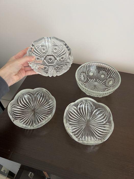 Тарілки кришталеві, хрусталь