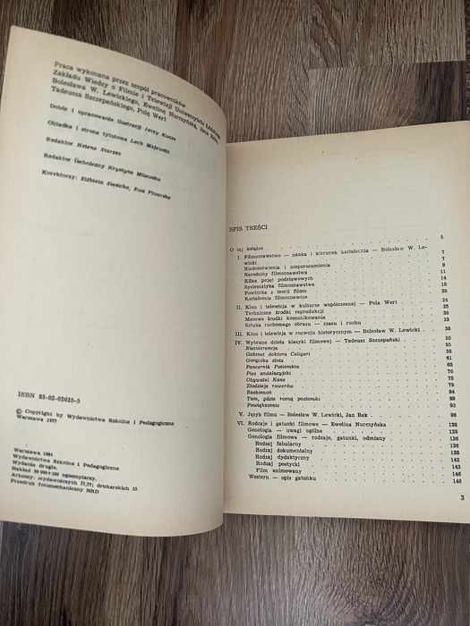 Książka Kino i Telewizja 1984 WSiP B. Lewicki