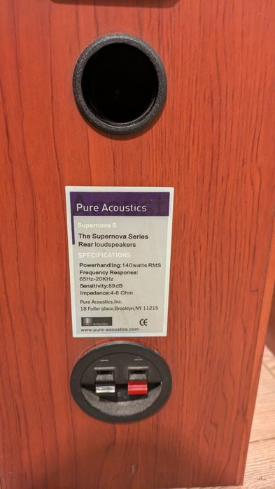 Głośniki, kino domowe,Zestaw  5.0 Pure Acoustic Supernova