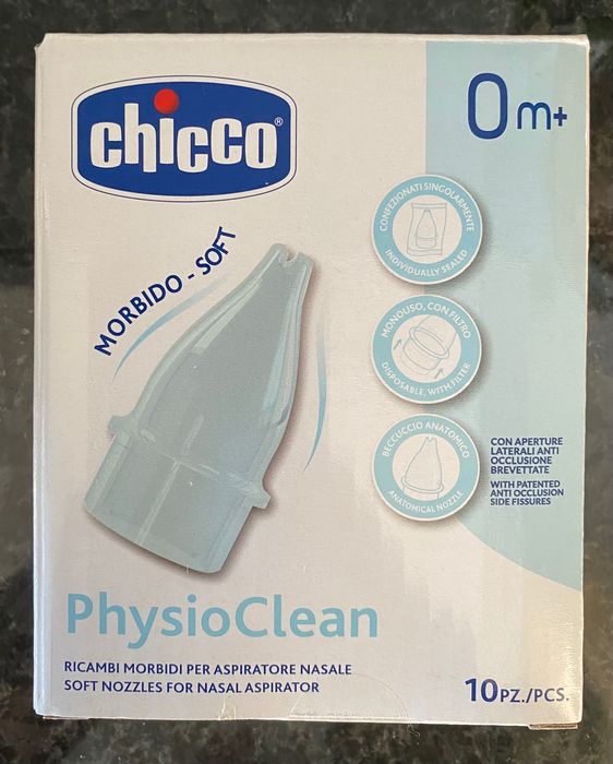Chicco physioclean recarga 10U 0+