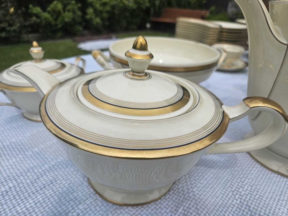 Duży piękny zestaw kawowy obiadowy -  porcelana eschenbach!!