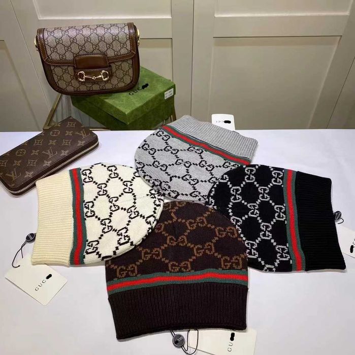 Шапочки "Gucci" - тёплые и стильные