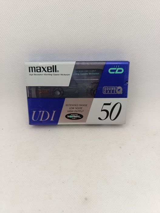 Kaseta Maxell UDI 50 1990-1995 rok Nowa Retro Vintage