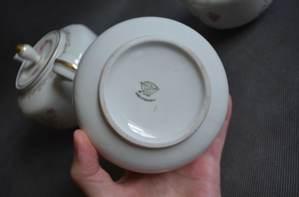 Środek stołu porcelana Stadtlengsfeld Rhon