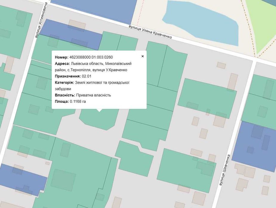 Продаж земельної ділянки - с. Тернопілля, Львіська область