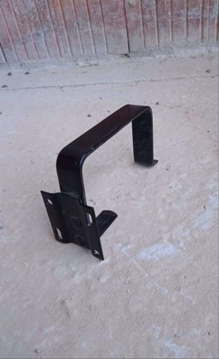 Uchwyt Hak doczołowy GALECO STAL2 125 czarny 20szt NOWE stal rynnowy