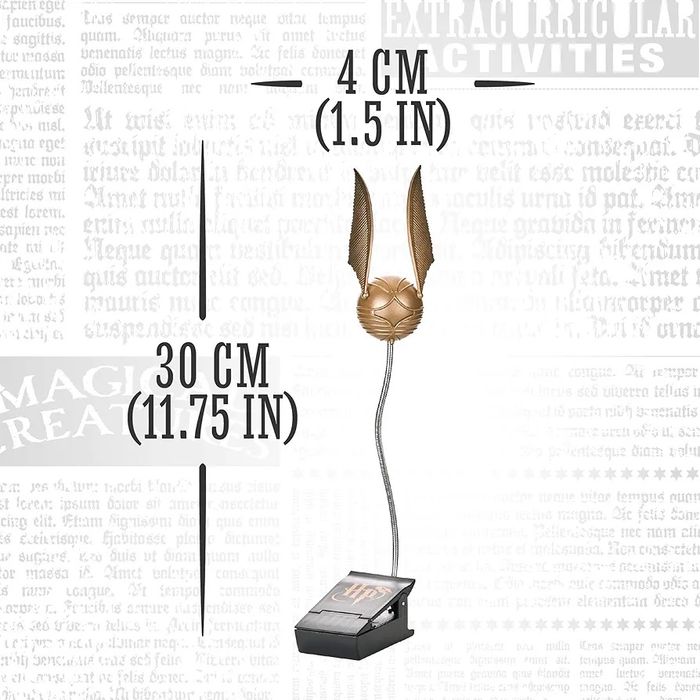 Harry Potter snitch - candeeiro em clip - NOVO