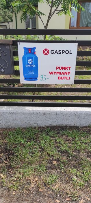 Punkt wymian butli gaspol